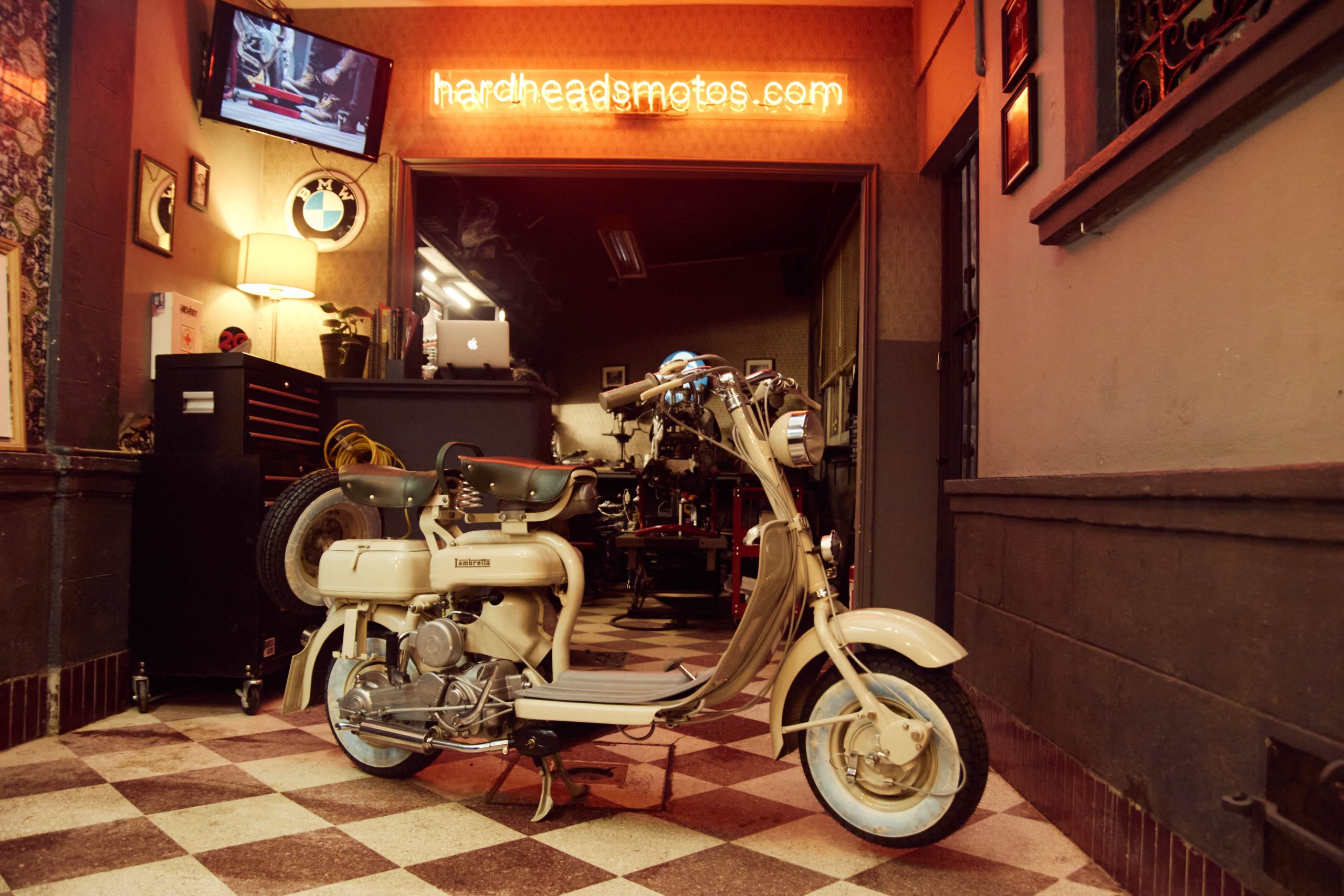 estauración Lambretta 150D 1956 en México | Hardheads Motostudio